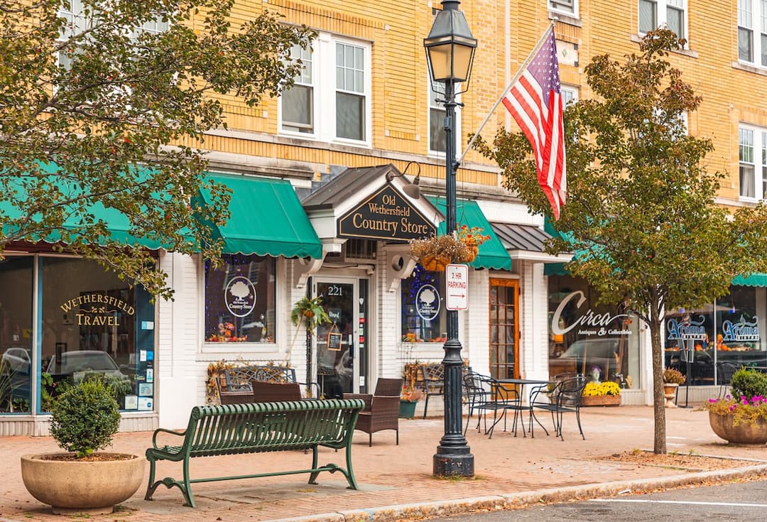 Historic Old Wethersfield Main Street